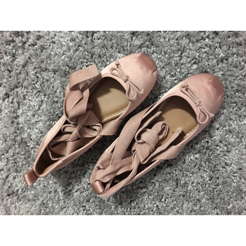 Lace Up Wrap Ballet Flats