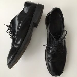 Zara Leather Bluchers Oxfords