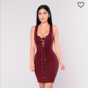 Too much sauce dress -Fashion Nova