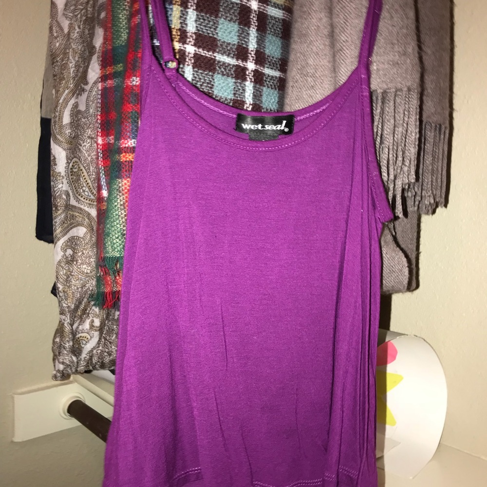 Purple tank