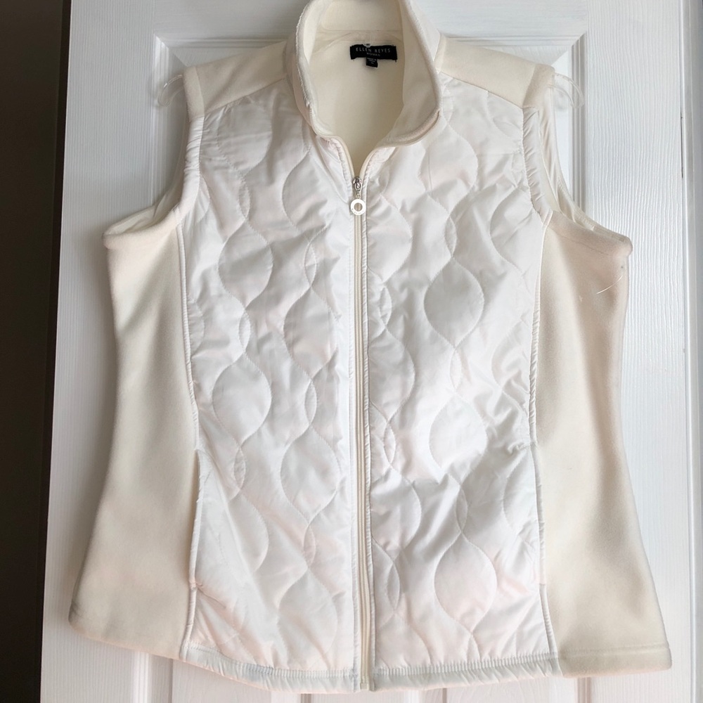Fleece and quilted vest NWOT