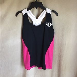 Pearl Izumi Black Pink Athletic Tank Bike Size Med