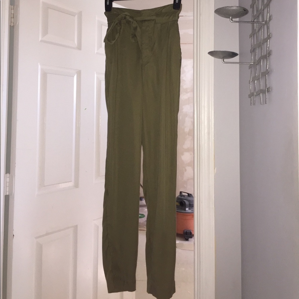 Olive green h&m pants