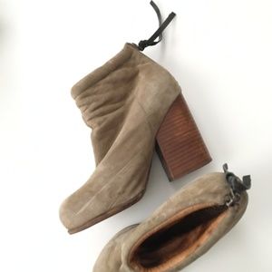 Jeffrey Campbell Rumble Suede Ankle Booties