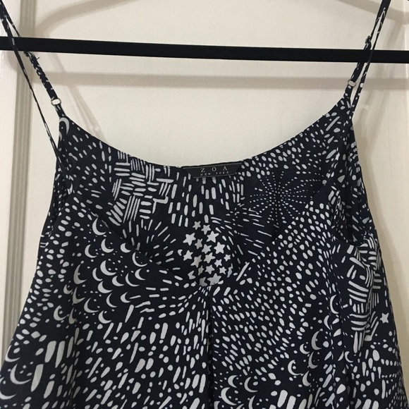 ZOA New York Print Flounce Mini Dress - Picture 2 of 4