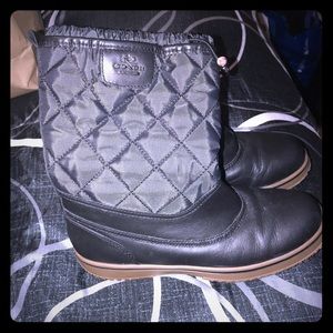 COACH rain/duck boots