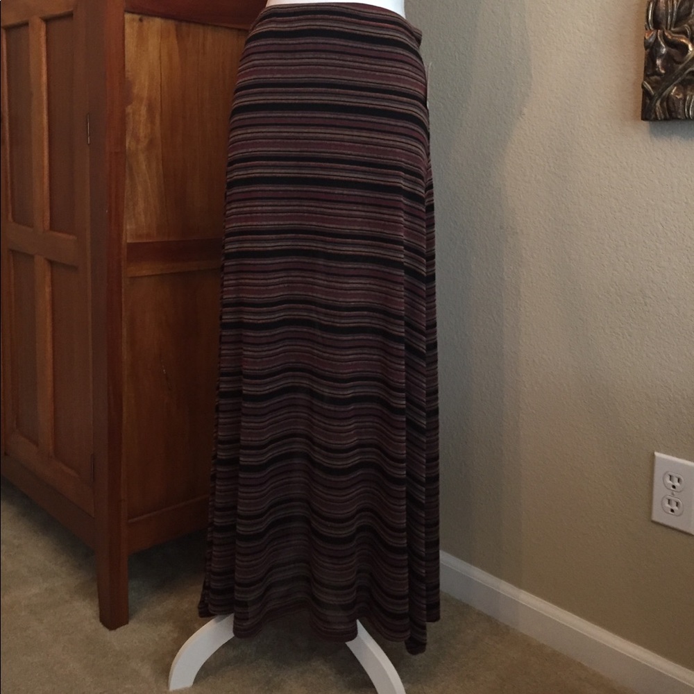 Sweater material Maxi skirt
