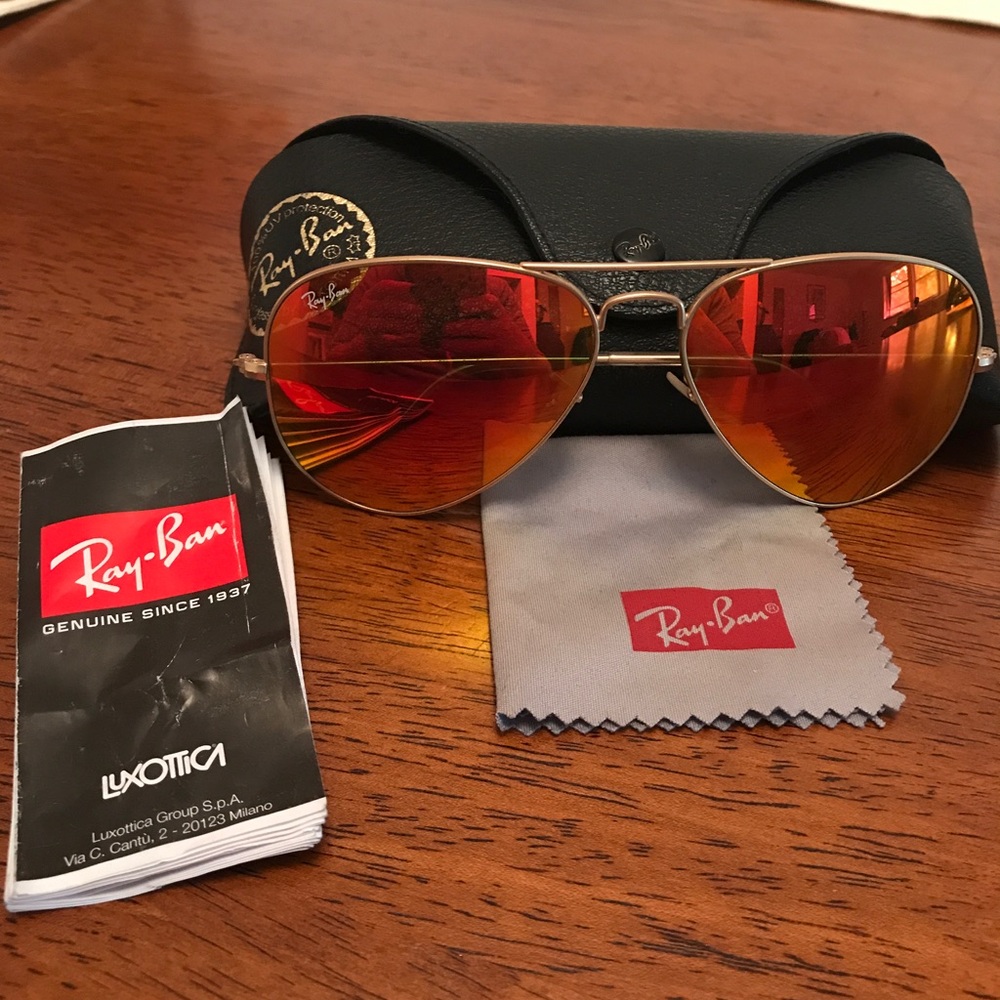 Authentic Ray-Ban Aviators, Gently Used Condition