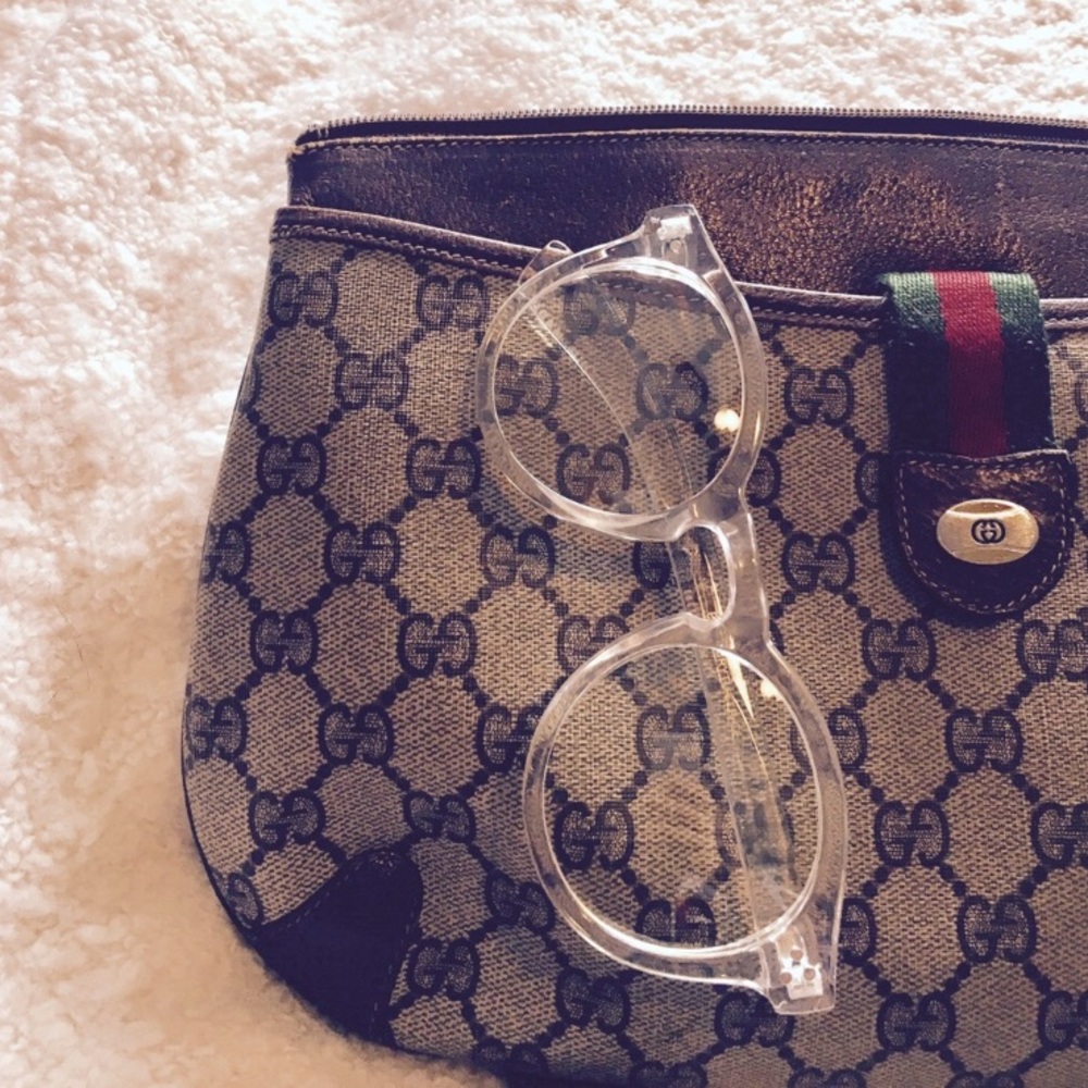 "Gorge Goddess" Clear Sunglasses