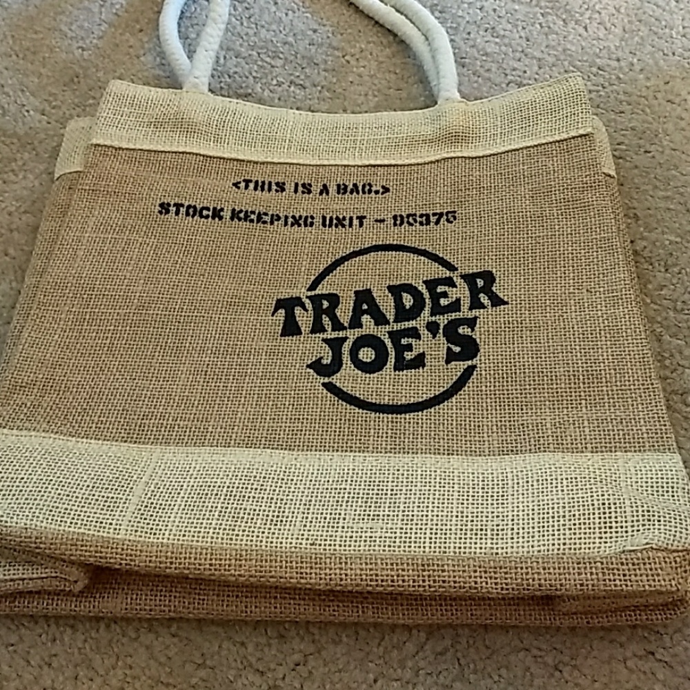 Trader Joe's Burlap tote