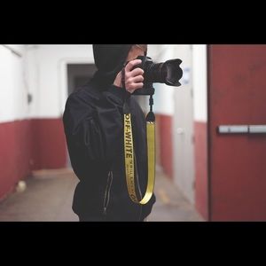 Off White Camera Strap
