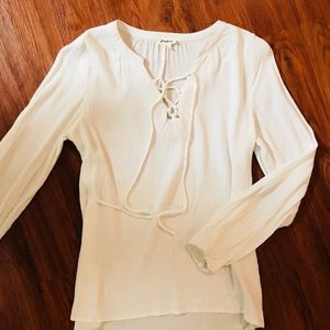 LoveRiche Boutique Blouse White Boho