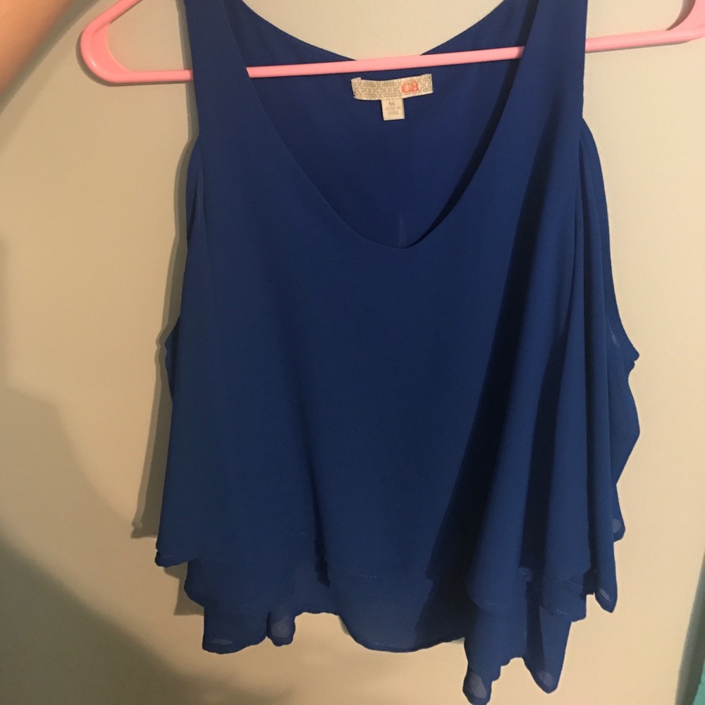 Blue tank top