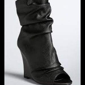 Torrid Slouch Wedge Bootie Sz. 10 WIDE WIDTH