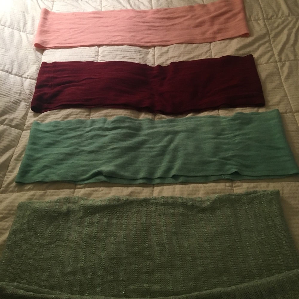 4 scarves