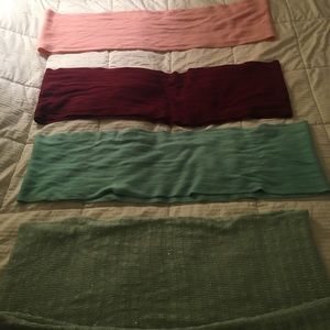 4 scarves