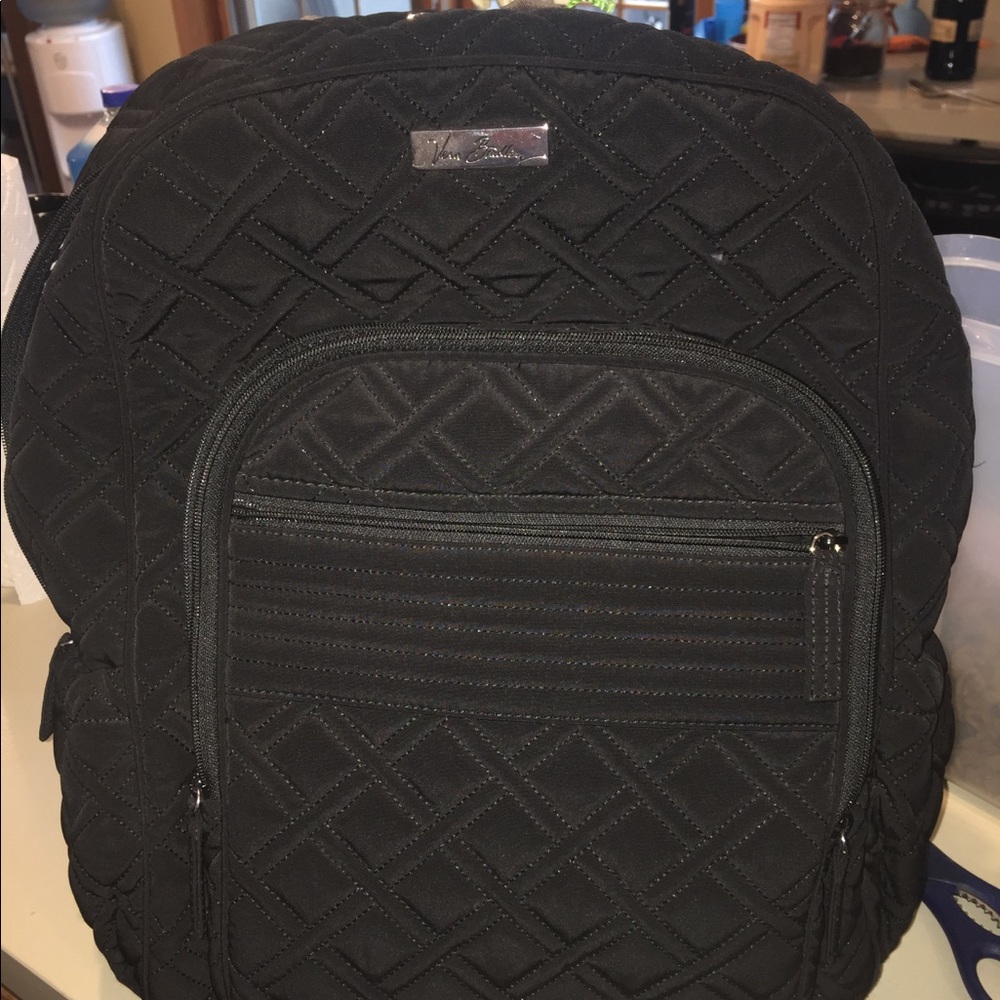 Vera Bradley Classic Black Campus Backpack