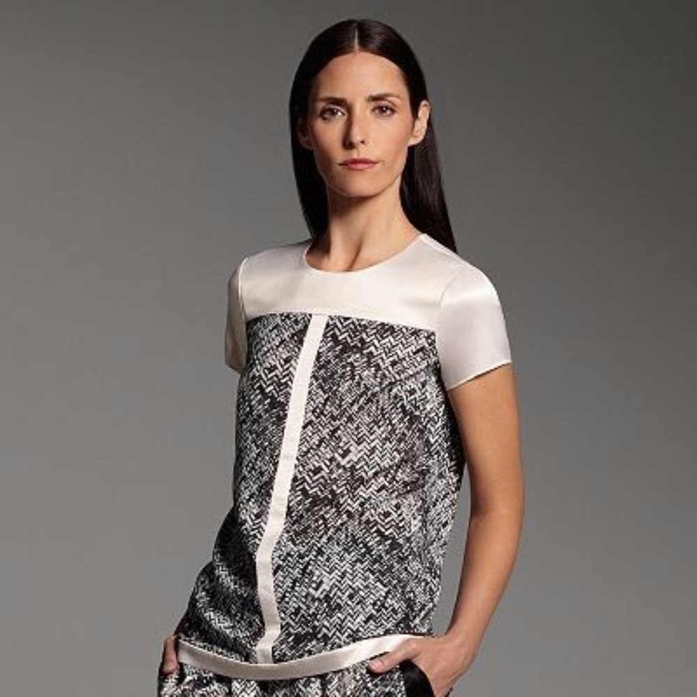 Narciso Rodriguez DesigNation Georgette Top in XS