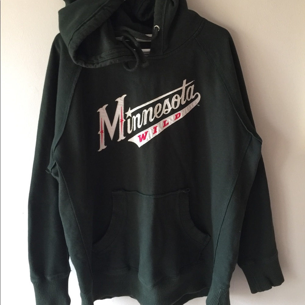 Vintage 90s Minnesota WILD SWEATSHIRT HOODIE