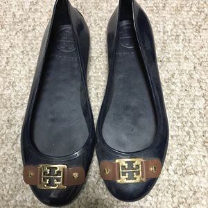 Tory Burch Jelly Reva Flat in Navy