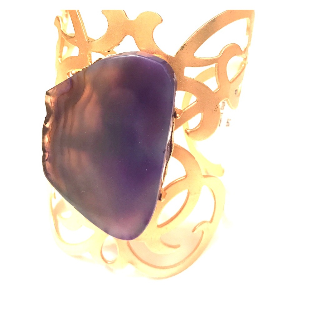 Purple Stone Costume Jewelry Bracelet