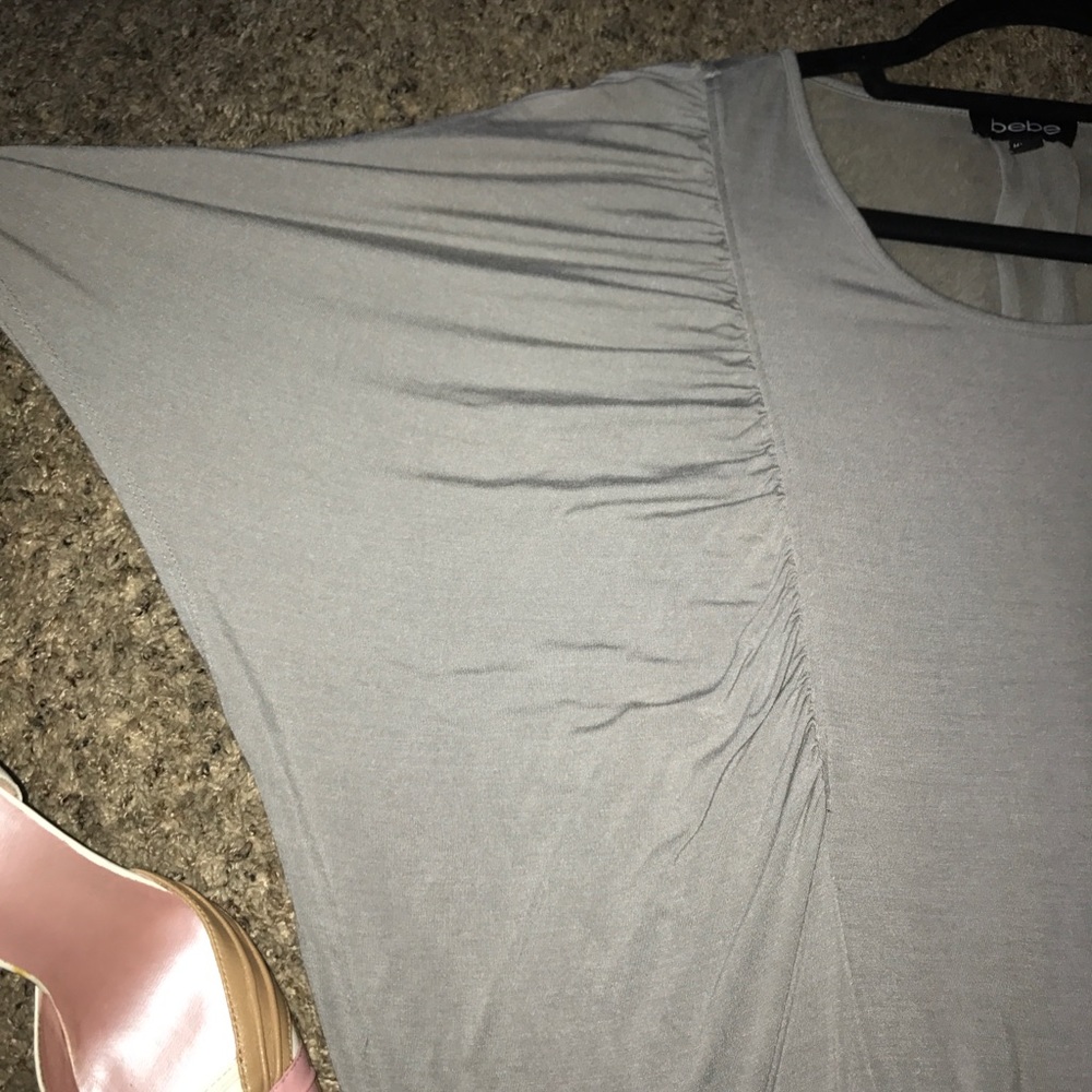 Gray Flowy Top - Picture 3 of 4