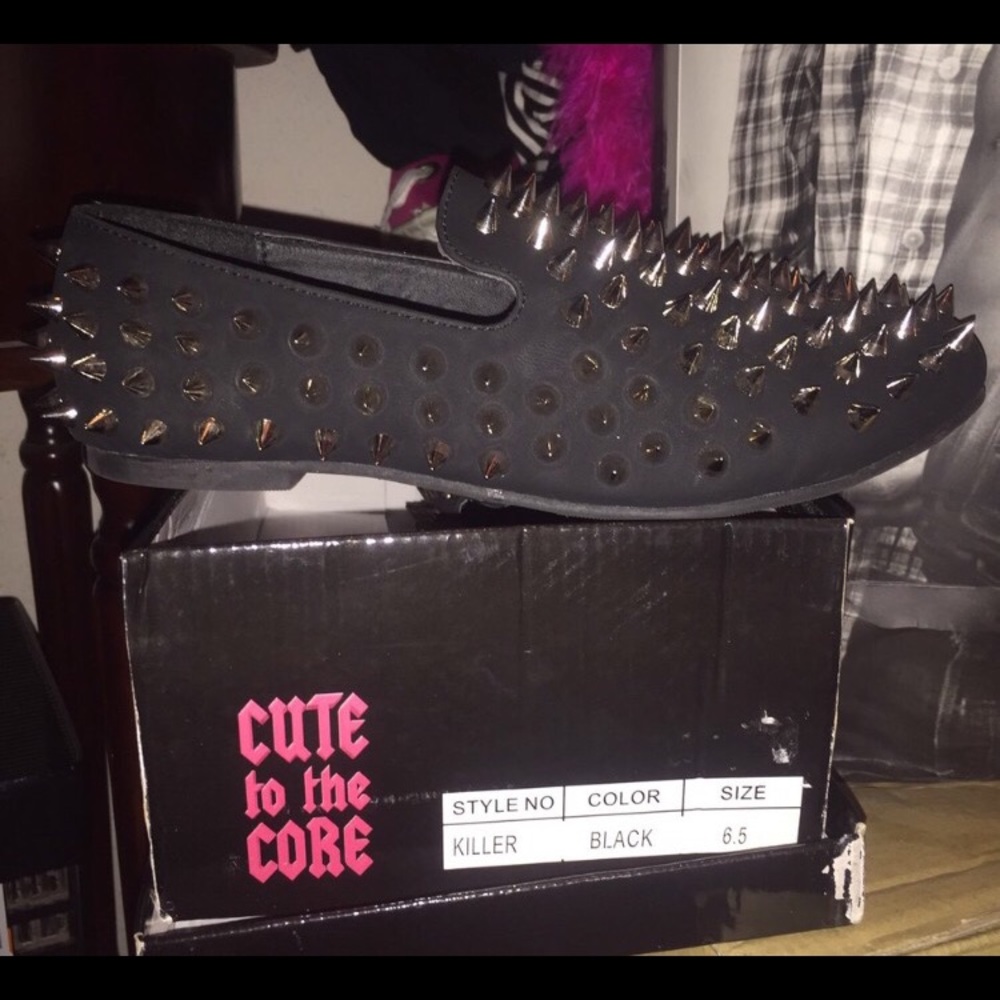 Cute to the Core Spiked Shoes