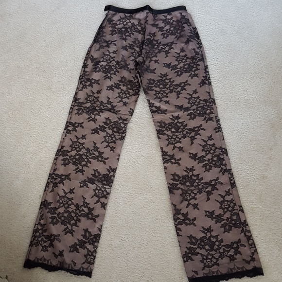 NWT Vintage BCBG Max Azria Lace Pants - Picture 7 of 8