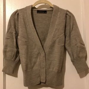 Club Monaco Gray 3 Button Cardigan Size Small