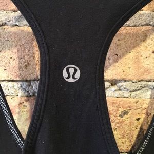 lululemon athletica Tops - Lululemon black razor back tank size 6 lululemon athletica Tops - Lululemon black razor back tank size 6