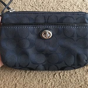 Black Coach Wristlet