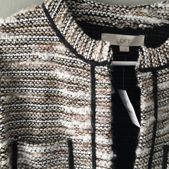 NWT LOFT Tweed Jacket, Size Small - Picture 2 of 3
