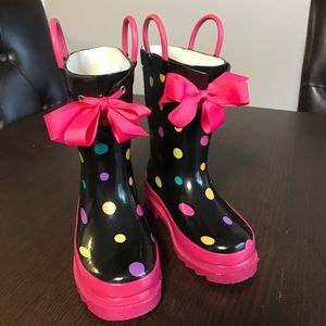 Girls Western Chief rain boots. Worn 2x. Size 7/8