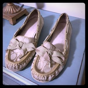 Coach boat shoes/flats