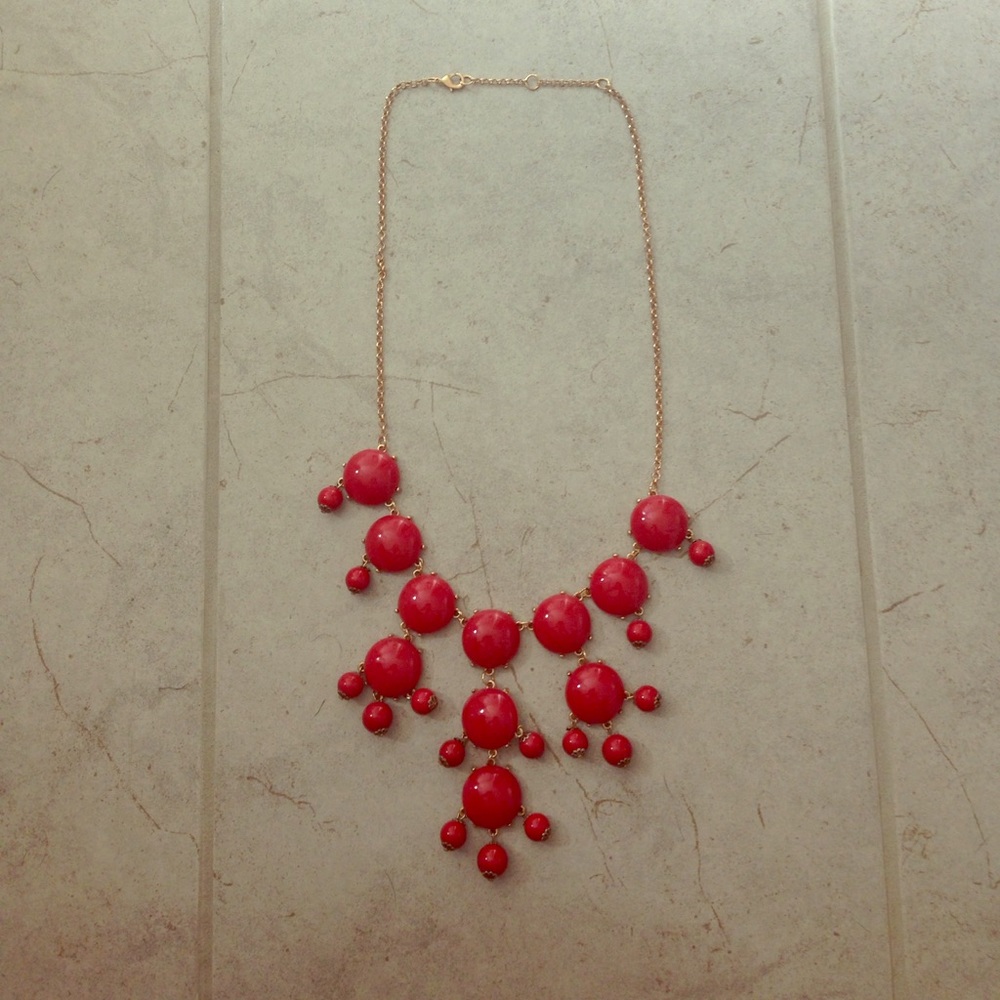 Red Bubble Necklace