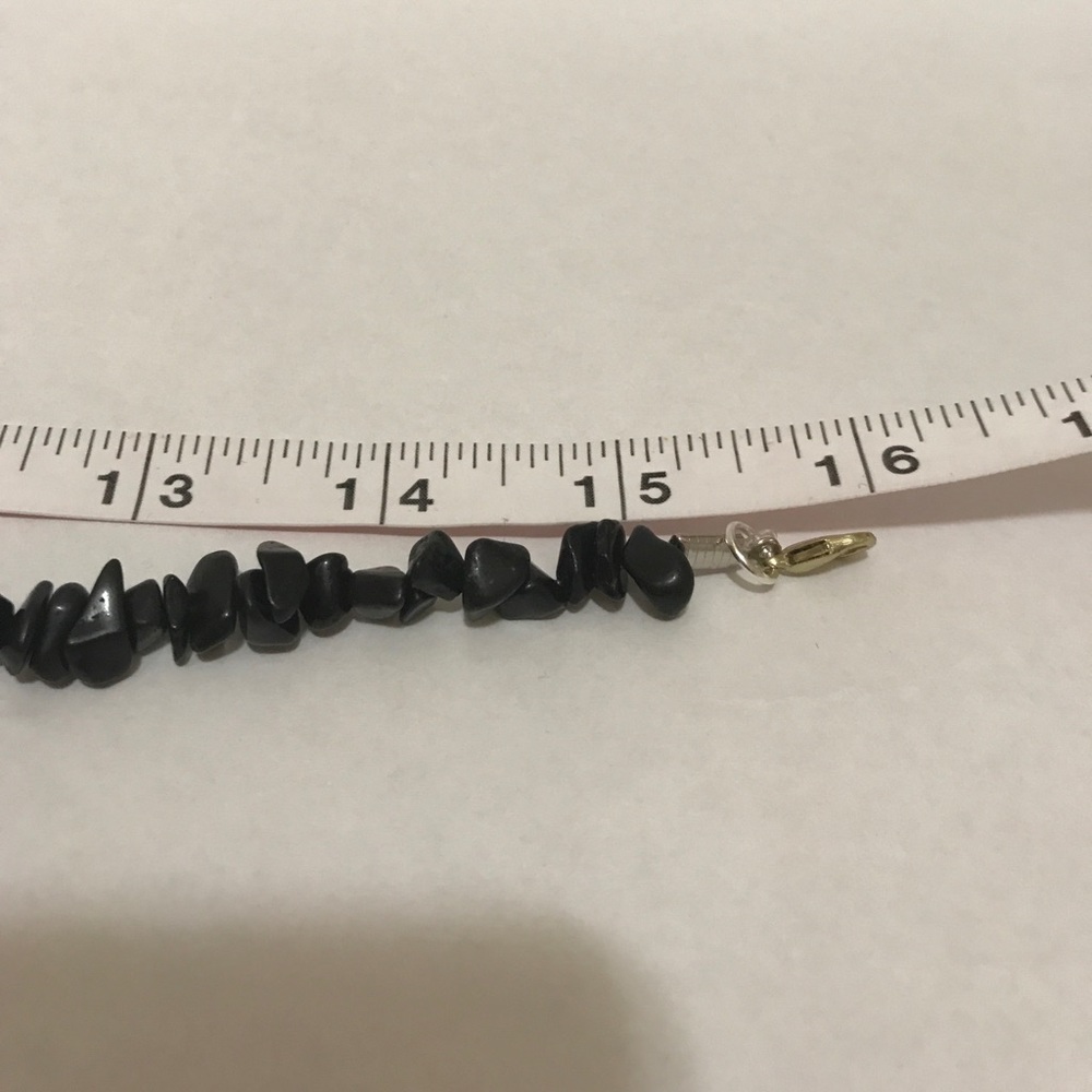 Black Jasper Fashion Statement Necklace - Picture 4 of 4