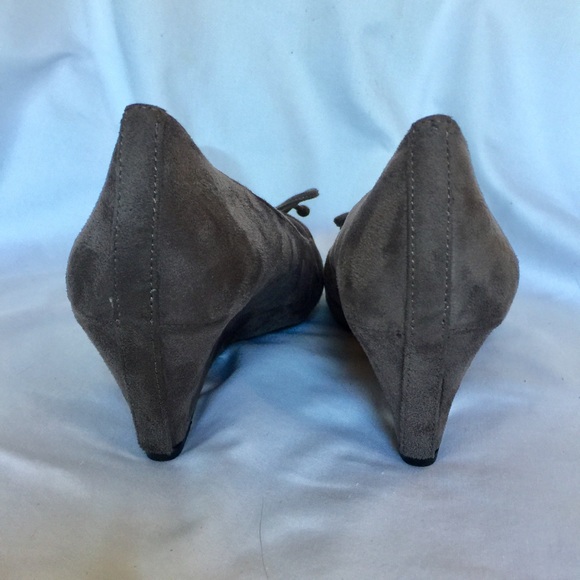 BCBGeneration Gray Suede Pumps - Picture 2 of 5