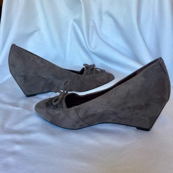 BCBGeneration Gray Suede Pumps - Picture 4 of 5