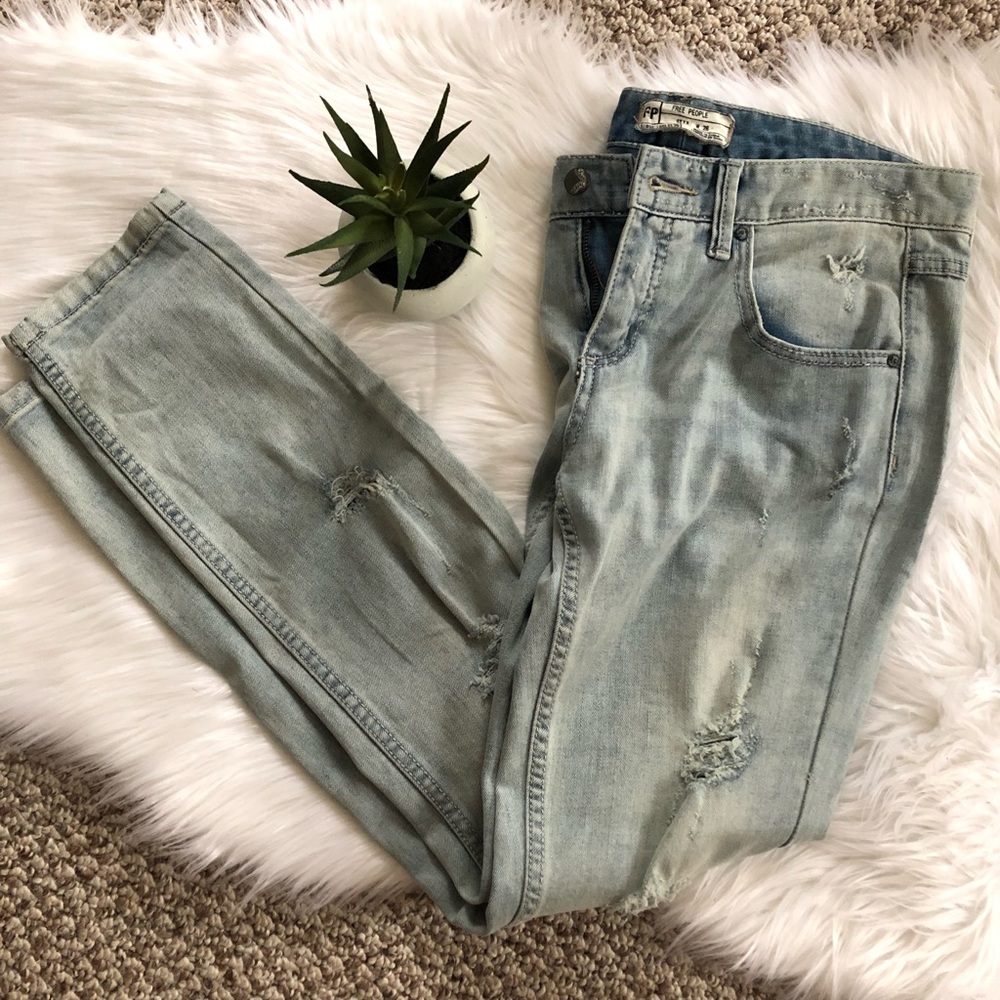 Free People distressed jeans