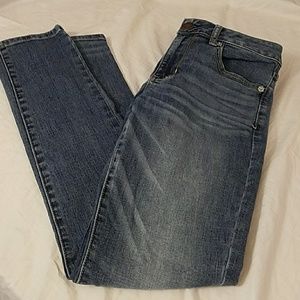 Ameican eagle high rise supe stretch skinny jeans