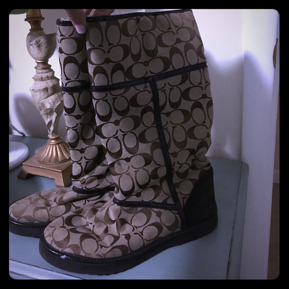 Coach winter boots