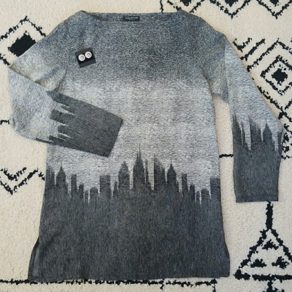 Vintage Halston City Skyline