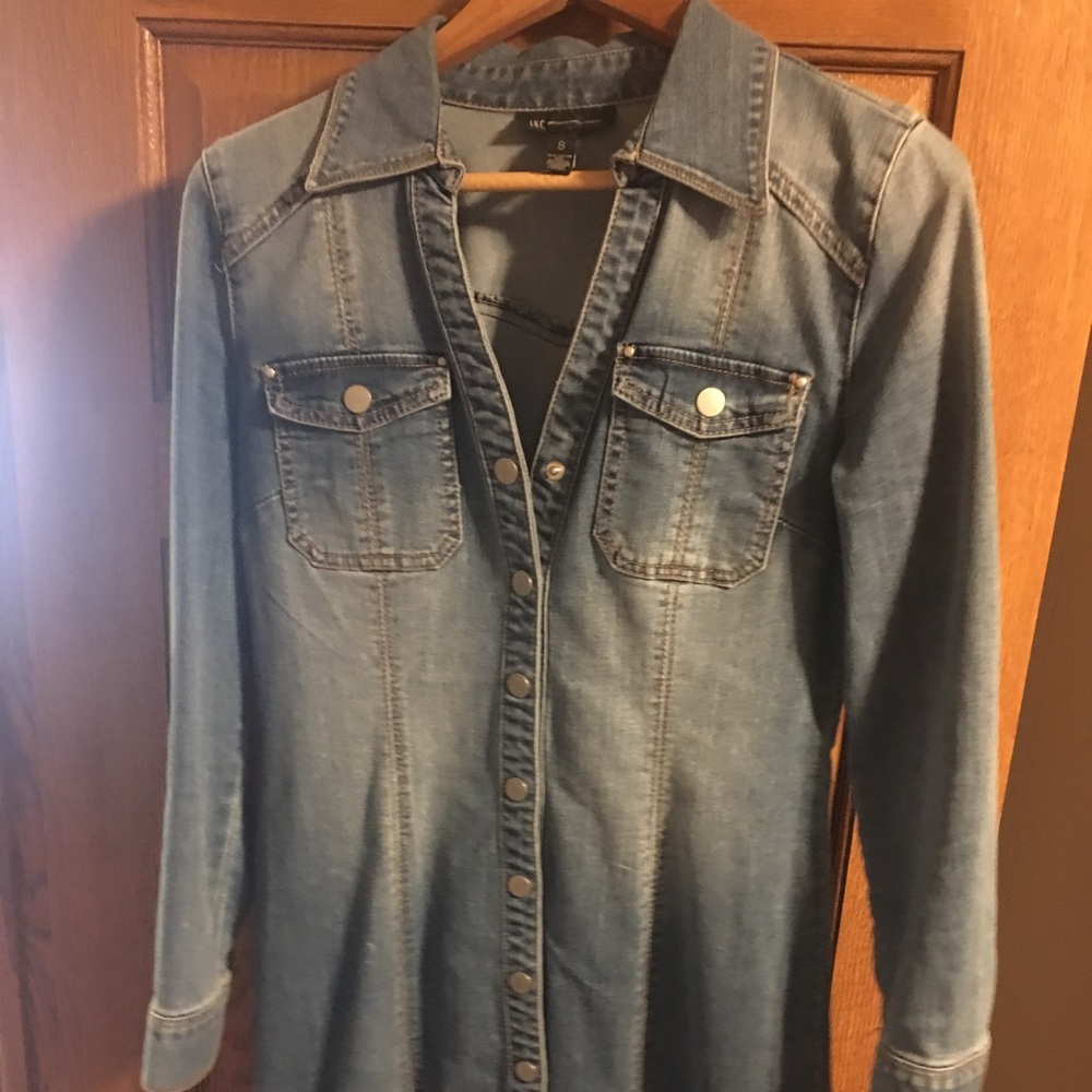 Snap Jean dress