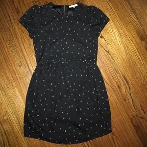 RO & DE Printed black dress