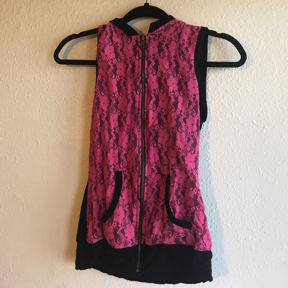 Beautiful addiction hoodie vest