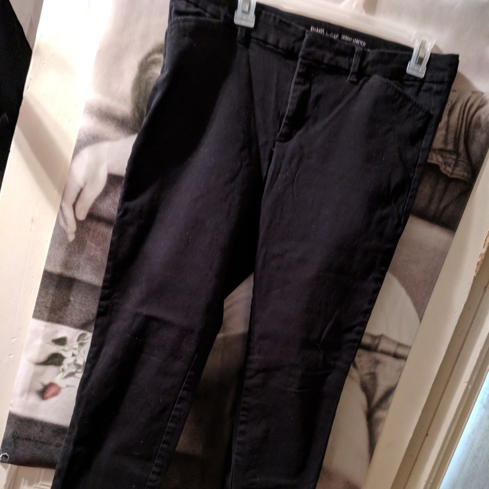 Skinny black Gap pants