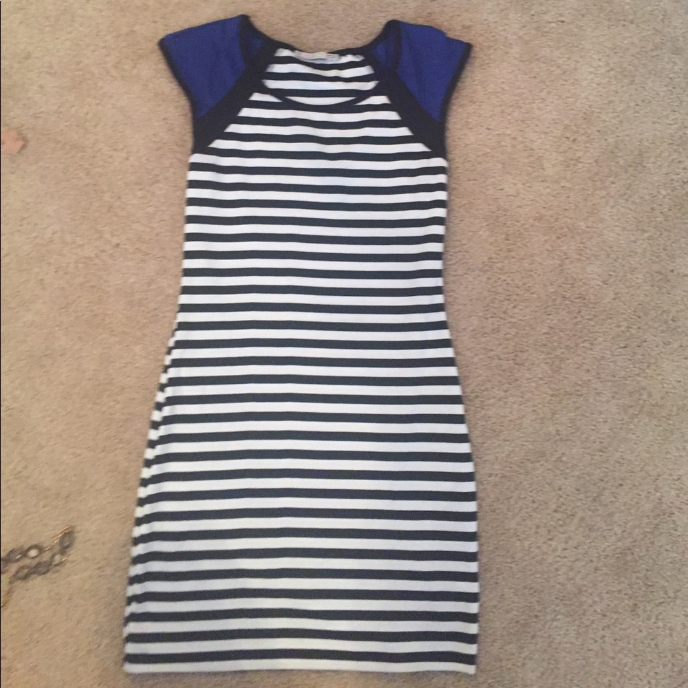 Fitting stripe dress