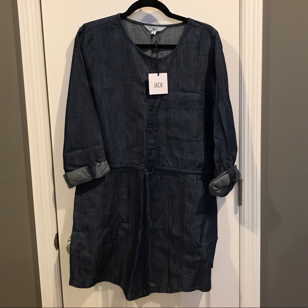 ModCloth Denim Dress Size Large, NWT
