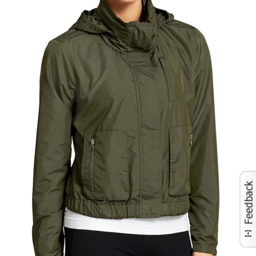 Athleta Forest Green Military Jacket