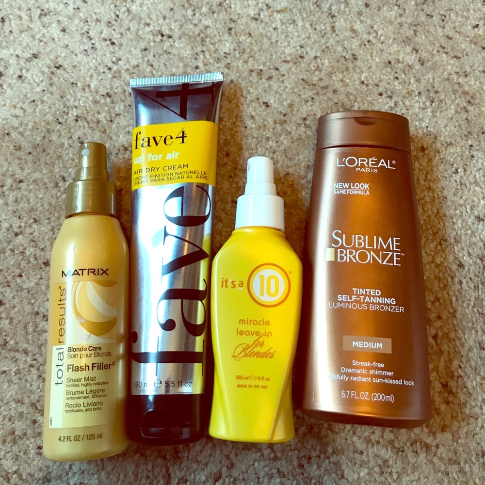Tan and blonde bundle